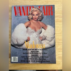 Vanity Fair Madonna Original April 1991 Edition PRISTINE CONDITION